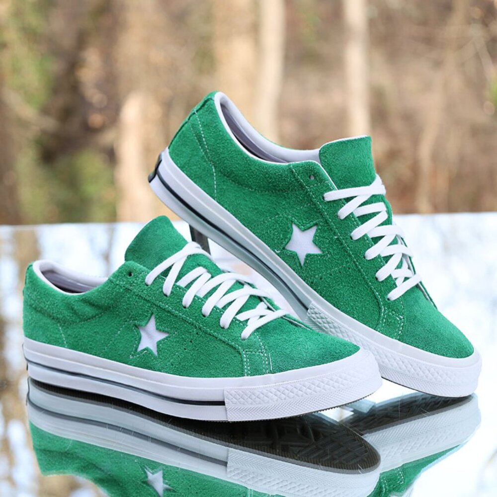 Converse One Star Ox Green Suede